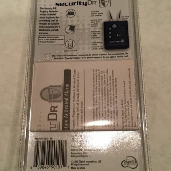 Lot of 1 Security DR Property Protector Security Alarm- New - Picture 3 of 9